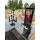 Памятник с фото на стекле "Вечный покой"